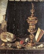 Pieter Claesz Great Golden Goblet painting